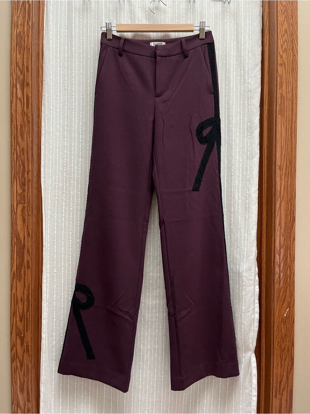 Maeve Ribbon Slim Flare Trouser size 2 - Picture 6 of 12